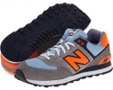 Yacht Blue Grey New Balance Classics M574 for Men (Size 9)