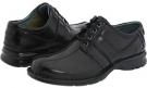 Black Burnished Leather Clarks England Touareg for Men (Size 10)