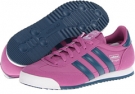 Joy Orchid/Tribe Blue/White adidas Originals Dragon for Women (Size 6.5)