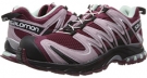 Bordeaux/Crocus Purple/Black Salomon XA Pro 3D for Women (Size 8)