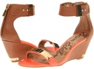 Neon Coral/Saddle Sam Edelman Serena for Women (Size 7.5)