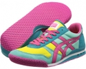 Yellow/Fuchsia Pink Onitsuka Tiger by Asics Ultimate 81 for Women (Size 7.5)