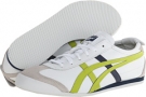 White/Lime Green Onitsuka Tiger by Asics Mexico 66 for Women (Size 12)