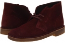 Burgundy Suede Clarks England Desert Boot for Men (Size 11)