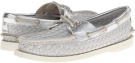 Grey Woven Sperry Top-Sider A/O 2 Eye for Women (Size 9)