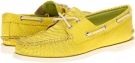 Yellow Python Print Sperry Top-Sider A/O 2 Eye for Women (Size 10)