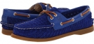 Cobalt Woven Suede Sperry Top-Sider A/O 2 Eye for Women (Size 9)