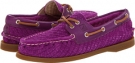 Purple Woven Suede Sperry Top-Sider A/O 2 Eye for Women (Size 6)