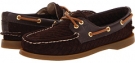 Dark Brown Woven Suede Sperry Top-Sider A/O 2 Eye for Women (Size 8.5)