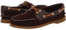 Dark Brown Woven Suede Sperry Top-Sider A/O 2 Eye for Women (Size 5.5)