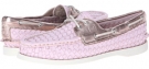 Light Pink Woven Sperry Top-Sider A/O 2 Eye for Women (Size 7.5)