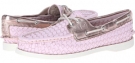 Light Pink Woven Sperry Top-Sider A/O 2 Eye for Women (Size 5.5)