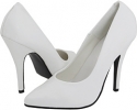 White Leather Pleaser USA Seduce 420 for Women (Size 10)