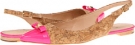 Natural/Lipstick Pink Patent/Cork Kate Spade New York Ginny for Women (Size 7.5)