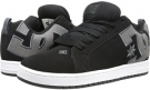 Black/Black/Grey DC Court Graffik SE for Men (Size 9)