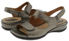 Pewter Metallic Clarks England Sarasota for Women (Size 6)