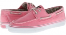 Pink Canvas Sperry Top-Sider Bahama 2-Eye for Women (Size 6.5)