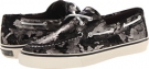 Black Metallic Camo Suede Sperry Top-Sider Bahama 2-Eye for Women (Size 5.5)