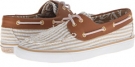 Sand Seersucker/Cognac Sperry Top-Sider Bahama 2-Eye for Women (Size 5)