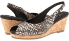 Black Croc Print Walking Cradles Amore for Women (Size 11)