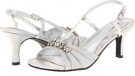 Silver Satin Annie Lola for Women (Size 8)