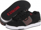 Black/Charcoal/Red Globe Fusion for Men (Size 8.5)