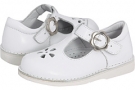 White Leather Kid Express Molly for Kids (Size 6)