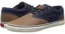 Distressed Brown/Navy Globe Motley for Men (Size 10)
