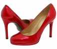 Red Quasar Patent Stuart Weitzman Platswoon for Women (Size 8.5)