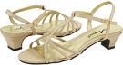 Gold Satin Annie Enrica for Women (Size 9.5)