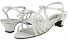 Silver Satin Annie Enrica for Women (Size 8.5)