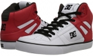 Red/White/Black DC Spartan Hi WC for Men (Size 11)