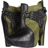 Black/Moss Green Sam Edelman Zoe for Women (Size 6)