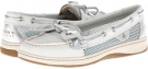 White Leather/Silver Open Mesh Sperry Top-Sider Angelfish for Women (Size 7.5)