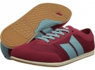 Muted Red/Robin Egg/Retro Nylon/Synthetic Suede Macbeth Brighton for Men (Size 10)