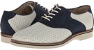 White Perfed/Navy Bass Burlington for Men (Size 10.5)