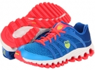 Neon Red/Daphne Line Fade K-Swiss Tubes Run 100 for Women (Size 5)