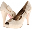 Ivory Satin Paris Hilton Regal for Women (Size 7)