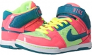 Flash Lime/Atomic Red/Volt/Tropical Teal Nike SB Mogan Mid 2 for Women (Size 5.5)