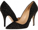 Black/Gold Flecked Suede Kate Spade New York Licorice for Women (Size 6.5)