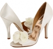 White Satin Badgley Mischka Randall for Women (Size 8.5)