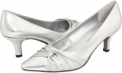 Silver Metallic/Satin Bella-Vita Geyser II for Women (Size 10)