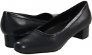 Navy Soft Kid Leather/Stretch PU Trotters Dora for Women (Size 8.5)