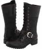 Black Leather Timberland Earthkeepers Bethel Buckle Mid Lace for Women (Size 6.5)