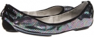 Black Metallic Snake Print Cole Haan Air Bacara Ballet for Women (Size 10)