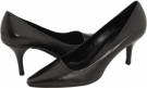 Black Leather Vigotti Henia for Women (Size 10.5)