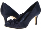 Navy Satin Vigotti Ulinda for Women (Size 11.5)