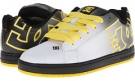 Grey/Yellow DC Court Graffik SE for Men (Size 8)