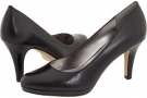 Black Leather Anne Klein Wystere for Women (Size 10.5)