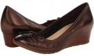 Dark Copper Metallic Cole Haan Air Tali Lace Wedge for Women (Size 7.5)